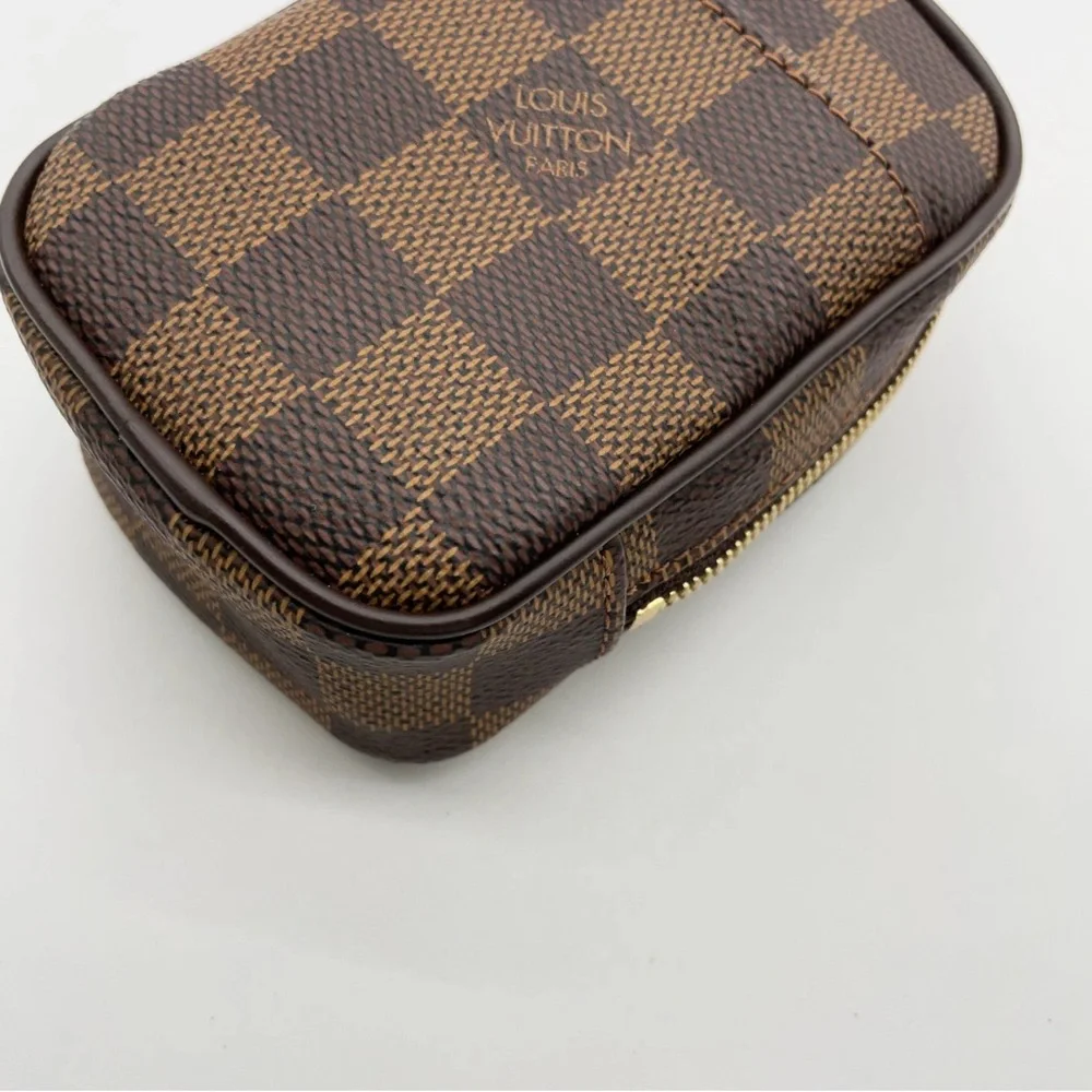 Auth Louis Vuitton Ebene Etui Okapi PM M61738 Shoulder Pouch W/Box/Strap - Picture 6 of 15